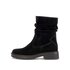 Sportliche Stiefelette schwarz