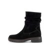 Sportliche Stiefelette schwarz