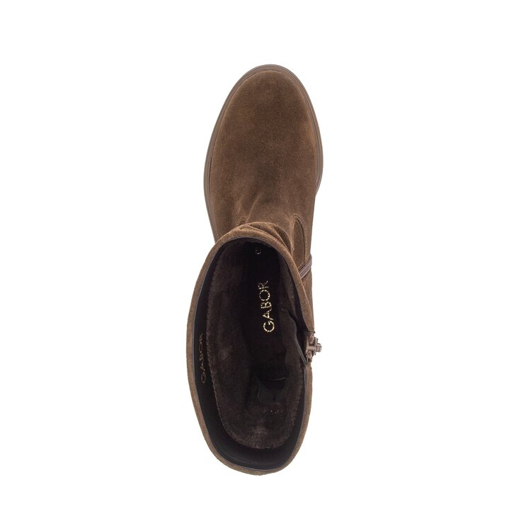 Sportliche Stiefelette braun #5