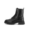 Schnürstiefelette schwarz