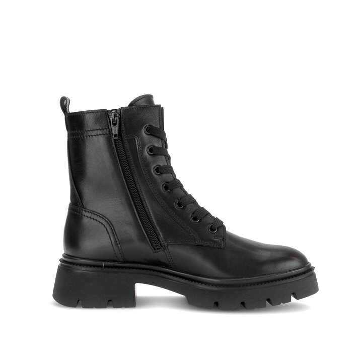Schnürstiefelette schwarz #1