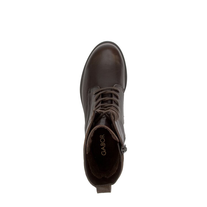 Bottine à lacets marron #5