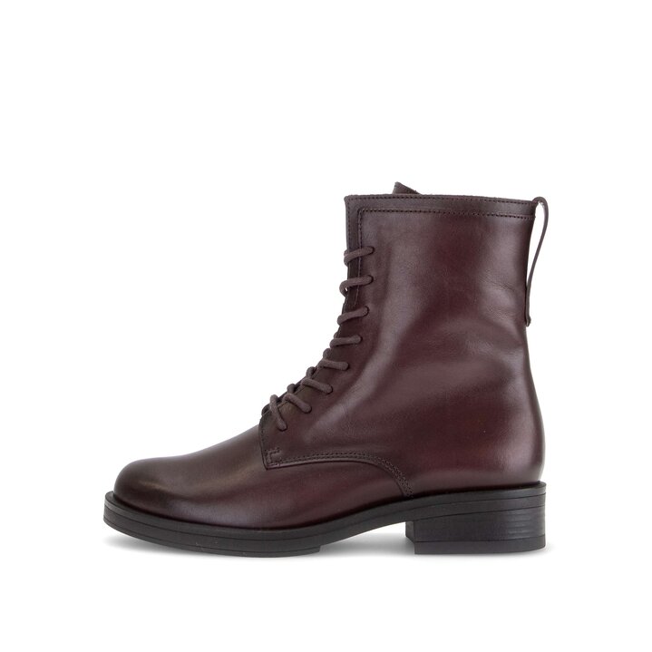 Schnürstiefelette rot #0