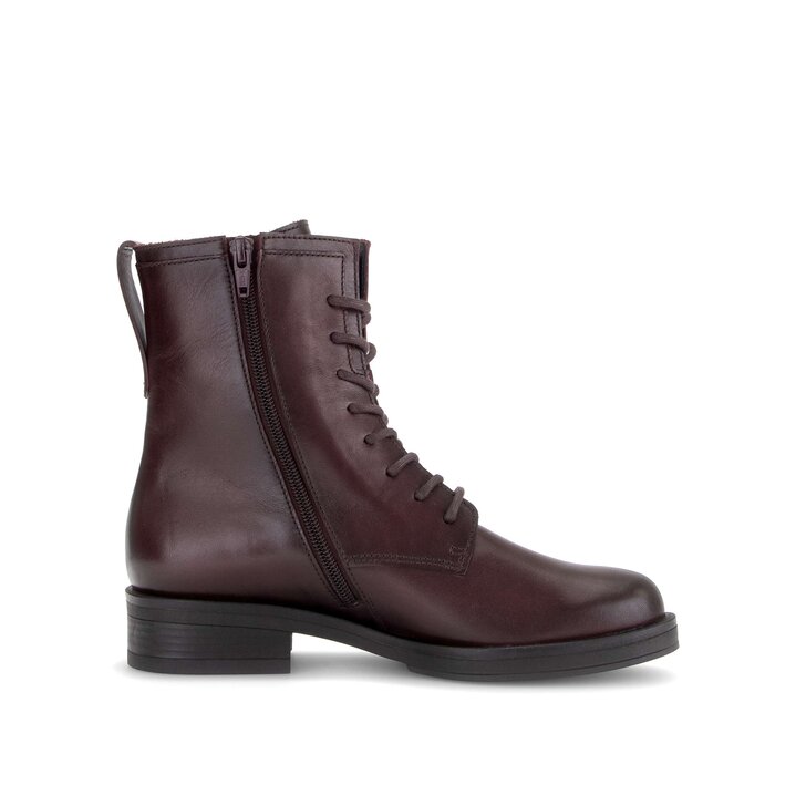Schnürstiefelette rot #1