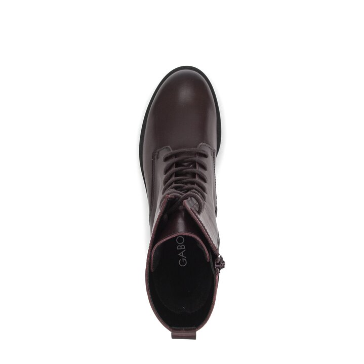 Schnürstiefelette rot #5