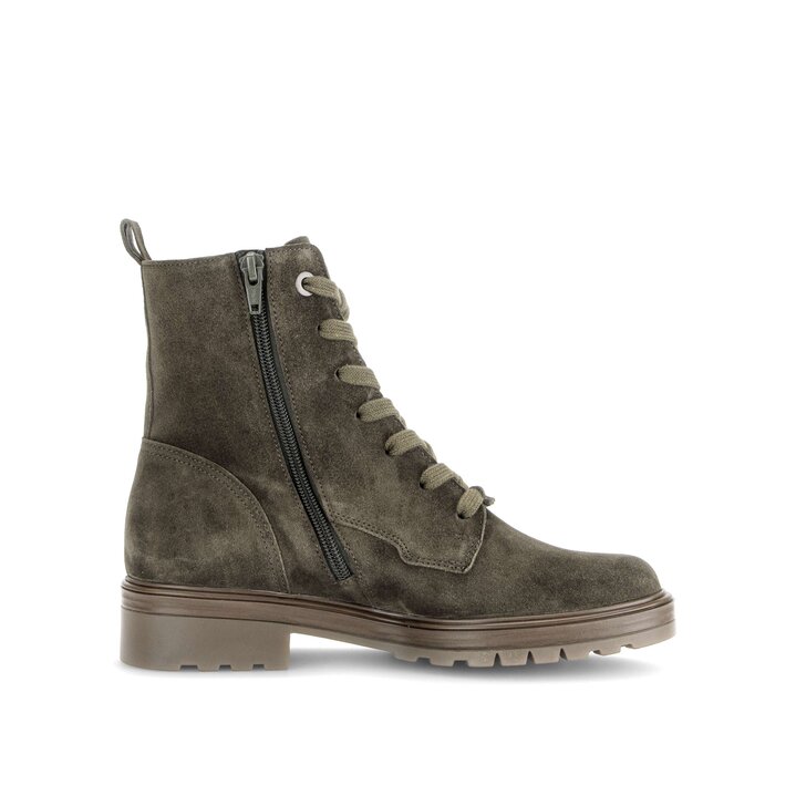 Schnürstiefelette Grün #1