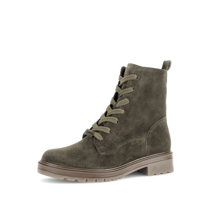 Schnürstiefelette Grün #2