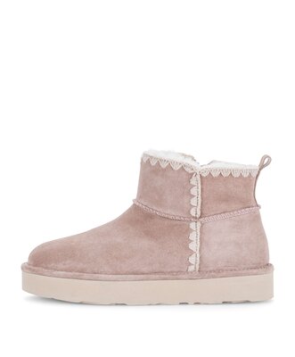 Winterstiefelette rosa