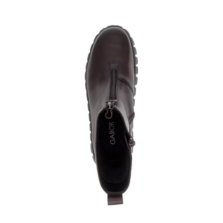Plateau Stiefelette rot #5