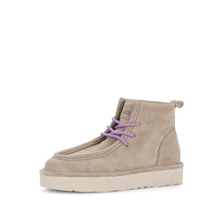 Schnürschuh beige #2
