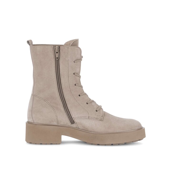 Schnürstiefelette beige #1