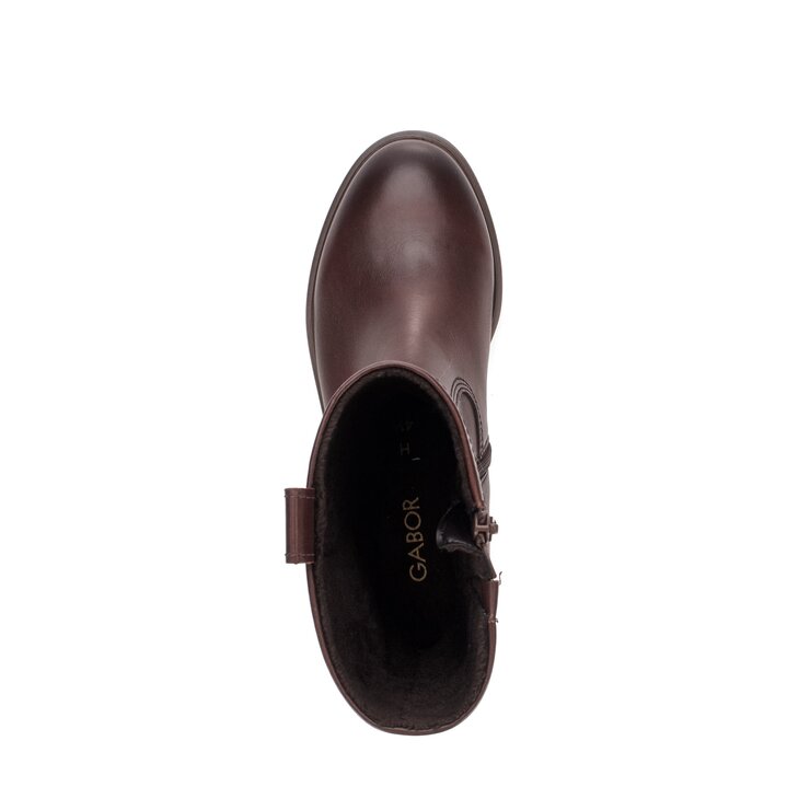 Sportliche Stiefelette braun #5
