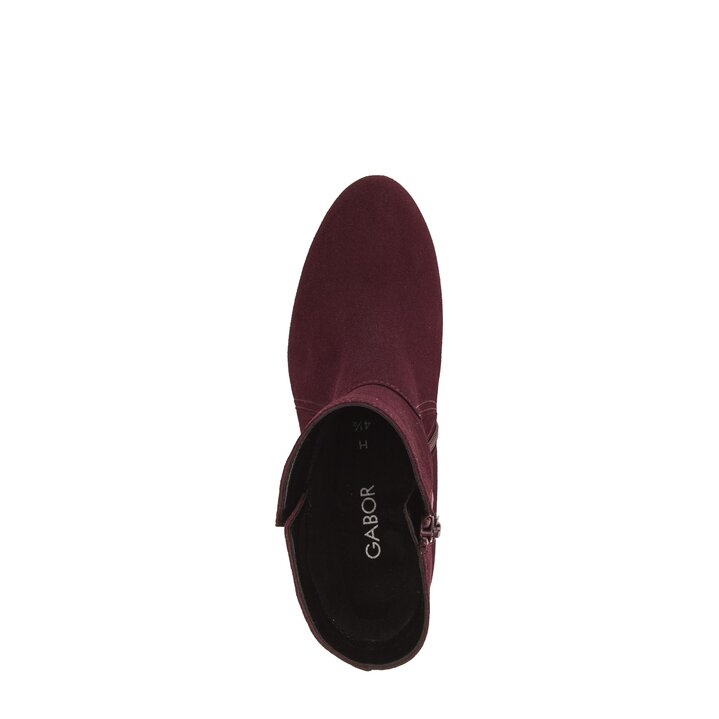 Elegante Stiefelette rot #5