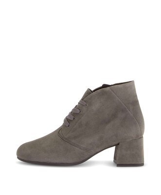 Schnürstiefelette grau
