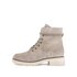 Bottine à lacets beige