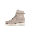 Bottine à lacets beige