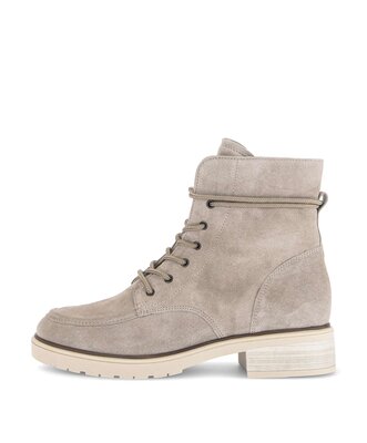 Bottine à lacets beige