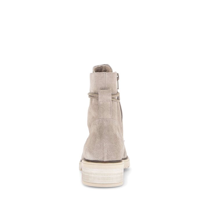 Bottine à lacets beige #3