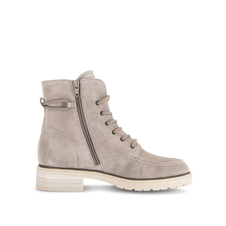 Bottine à lacets beige #1