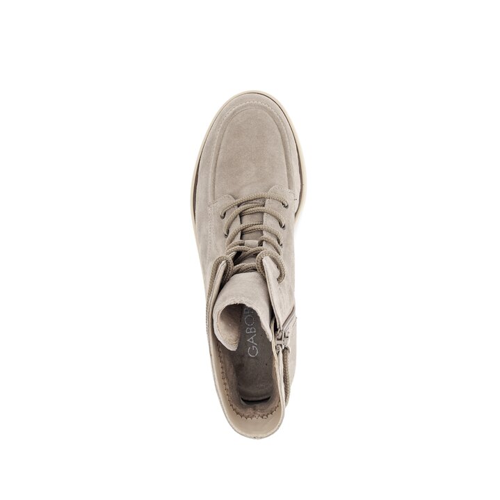 Bottine à lacets beige #5