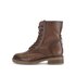 Schnürstiefelette braun