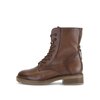 Schnürstiefelette braun