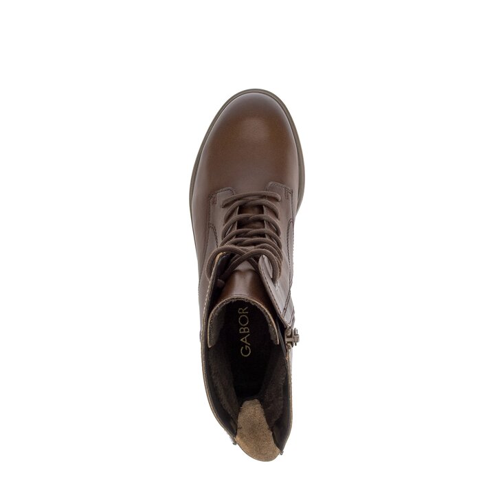 Schnürstiefelette braun #5