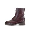 Schnürstiefelette rot
