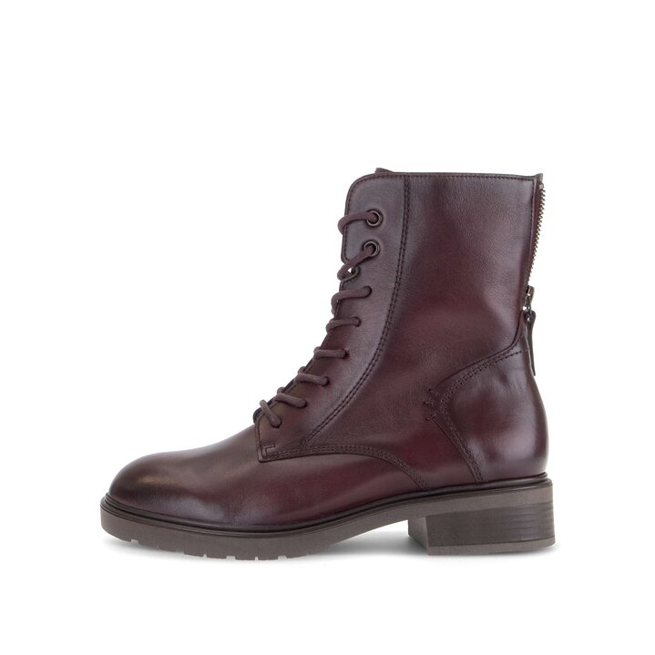 Schnürstiefelette rot #0