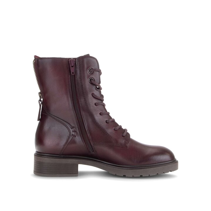 Schnürstiefelette rot #1