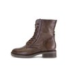 Schnürstiefelette braun
