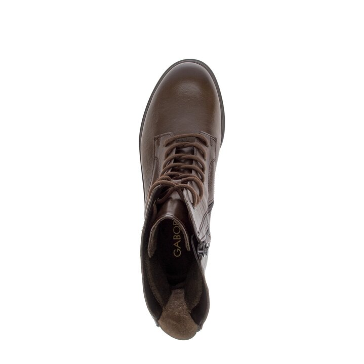 Schnürstiefelette braun #5