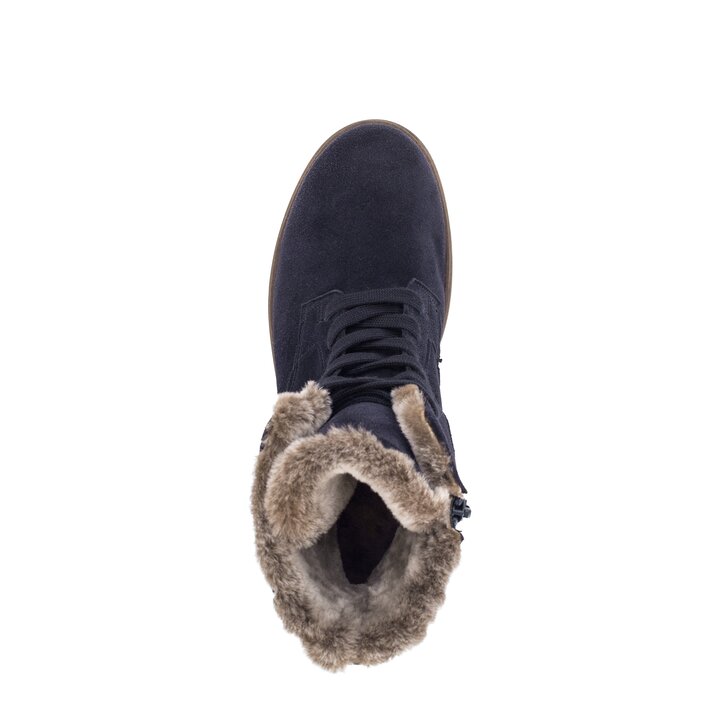Schnürstiefelette blau #5