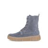 Schnürstiefelette blau