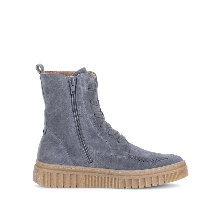 Schnürstiefelette blau #1