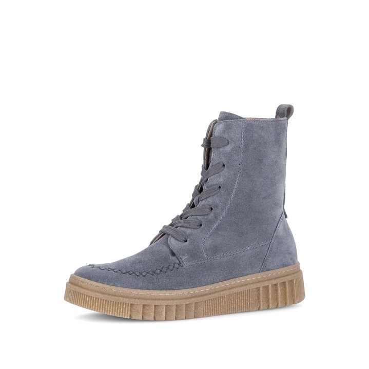 Schnürstiefelette blau #2