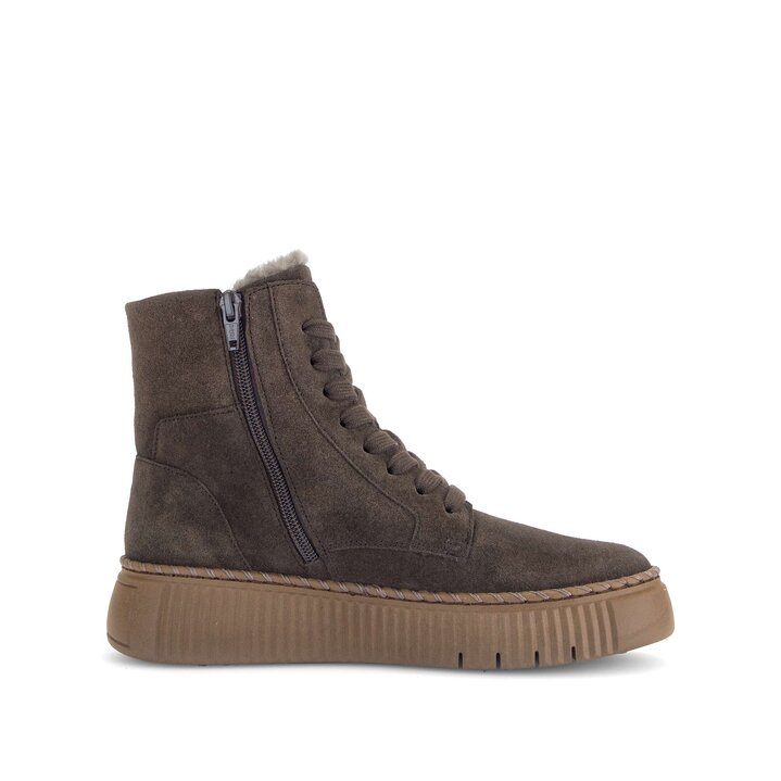 Schnürstiefelette braun #1