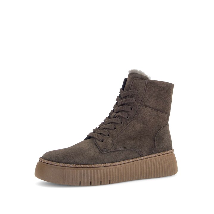 Schnürstiefelette braun #2