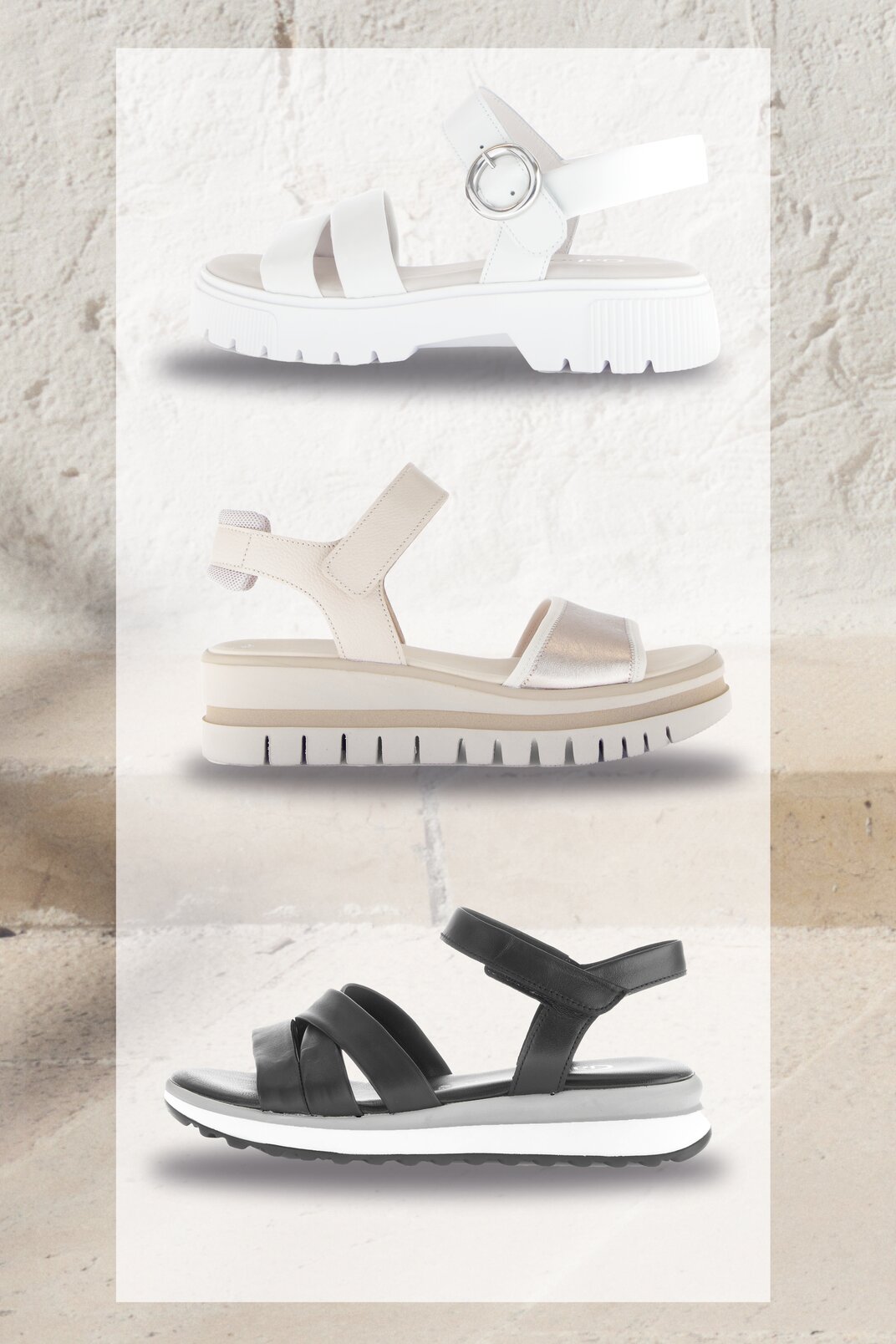 Gabor 03705 Sandales Femme En Cuir Véritable | Mules Anatomiques Confortables | Semelle Latex | Lavage Main