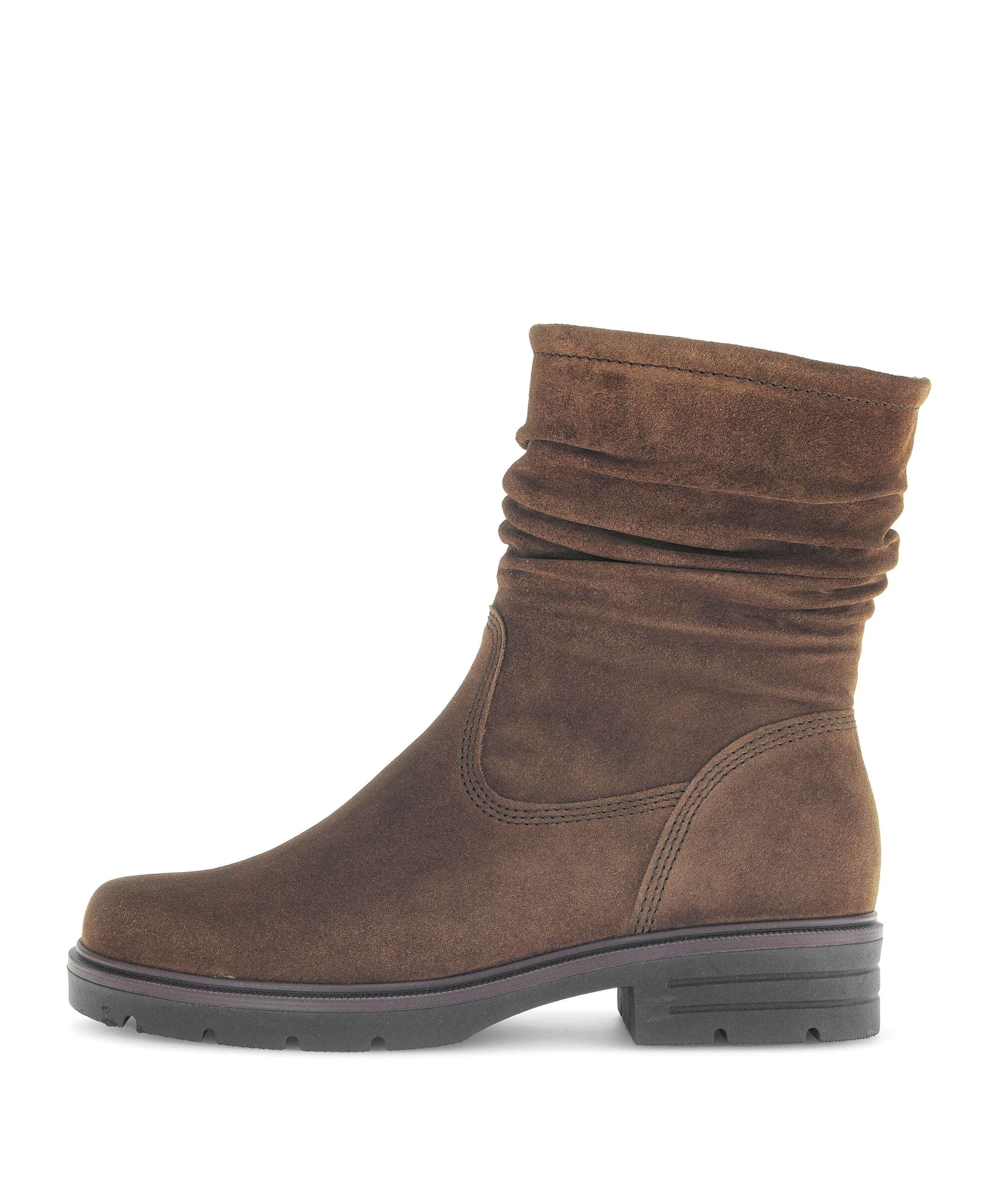 Gabor Dames Enkellaarsjes - Ultiem Comfort in Zwart Leer - Nu 30% korting