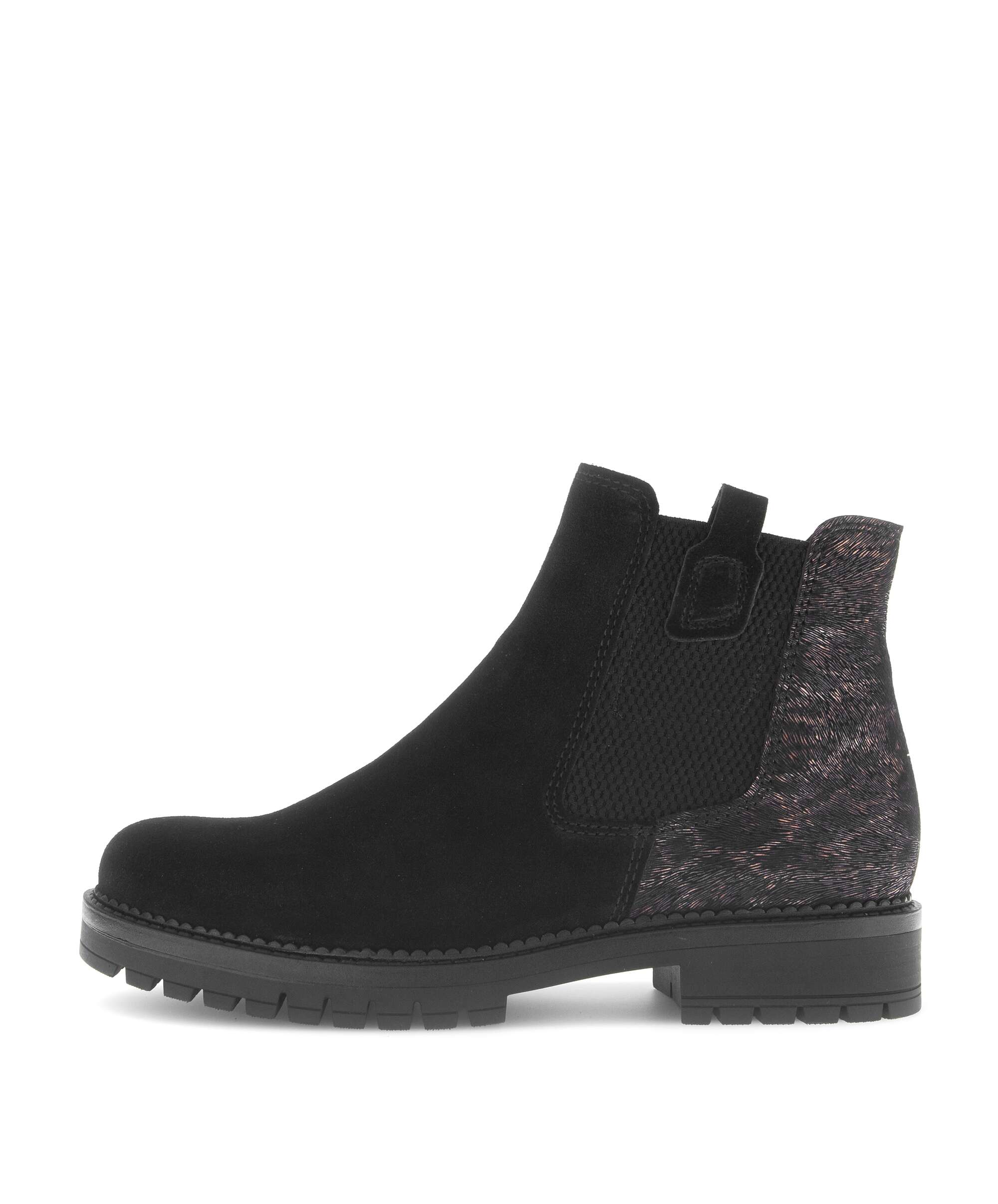 Gabor Damen Chelsea Boots Comfort Mehrweite H – Aus Leder, Mit Reißverschluss, Absatz 4,5 Cm