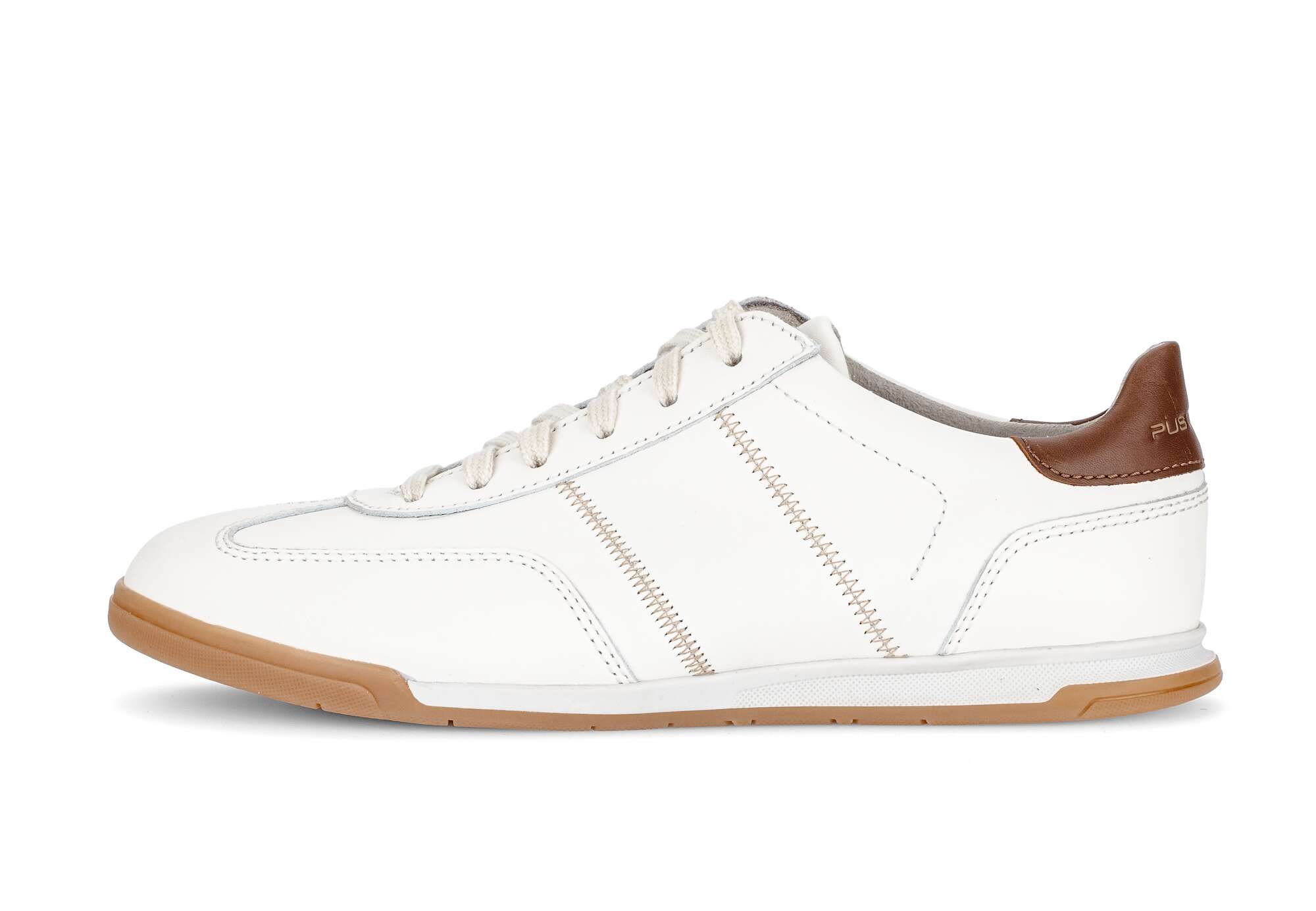 Pius Gabor HEREN Sneakers, Mannen Lage Sneaker,gecertificeerd leer, verwisselbaar voetbed,lage schoen,straatschoen,Bruin (coffee) / 03,42.5 EU / 8.5