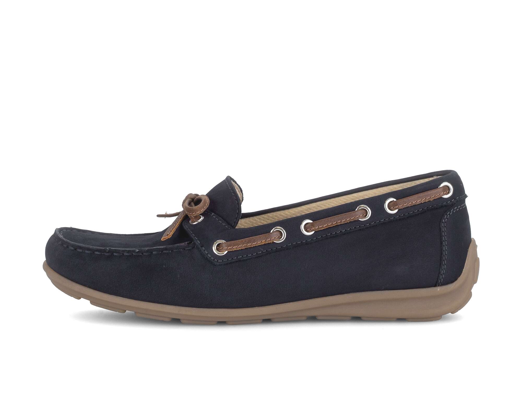 Mocassins Femme Gabor En Cuir Marron - Taille 4, Modèle 5050, Occasion Très Bon état