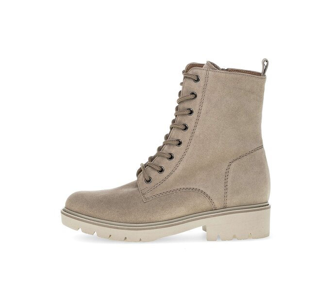 Bottine à lacets beige #0
