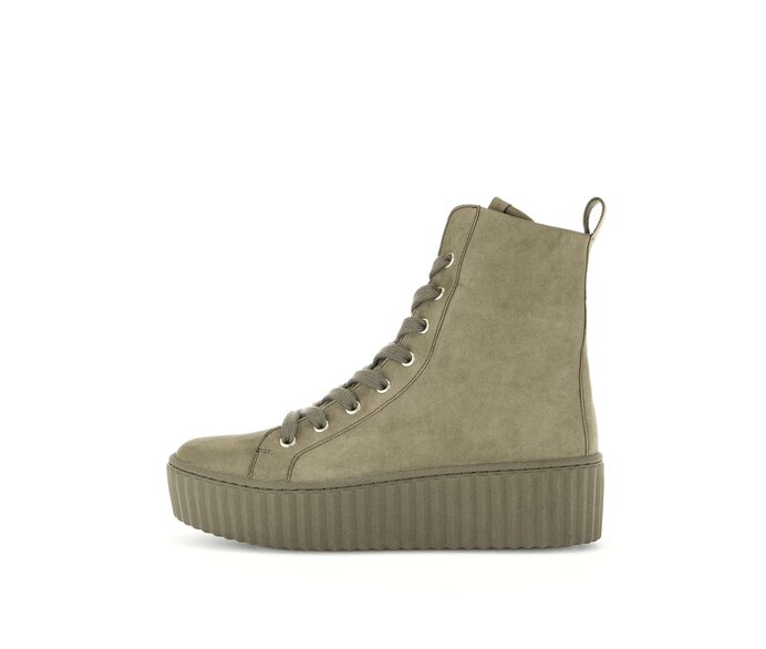 Schnürstiefelette grün #0