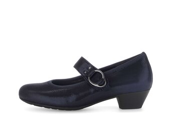 Spangenpumps blau
