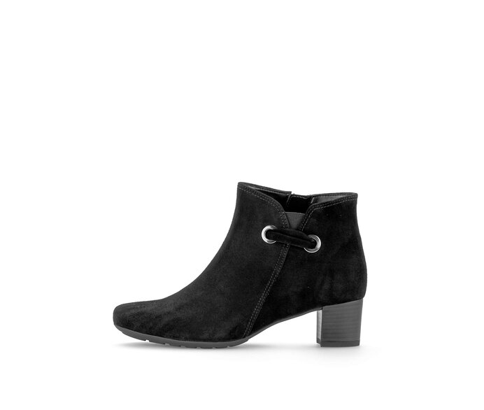 Sportliche Stiefelette schwarz #0