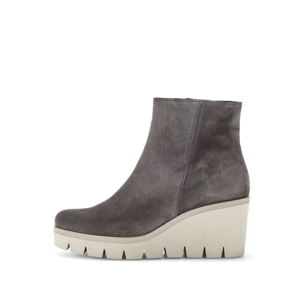 Pius Gabor Plateau Stiefelette grau