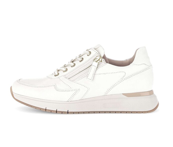 Sneakers basse crema #0