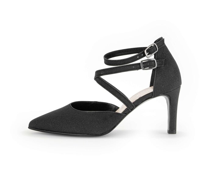 Spangenpumps schwarz #0